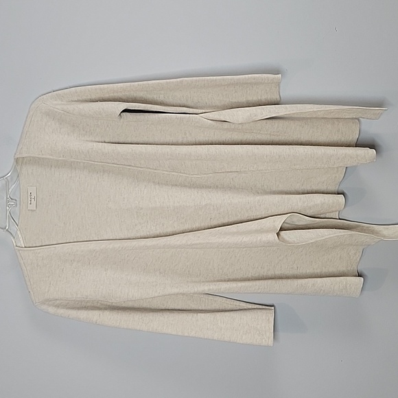 BABATON Aritzia Renzo wool linen wrap side tie cardigan sweater - Picture 6 of 6